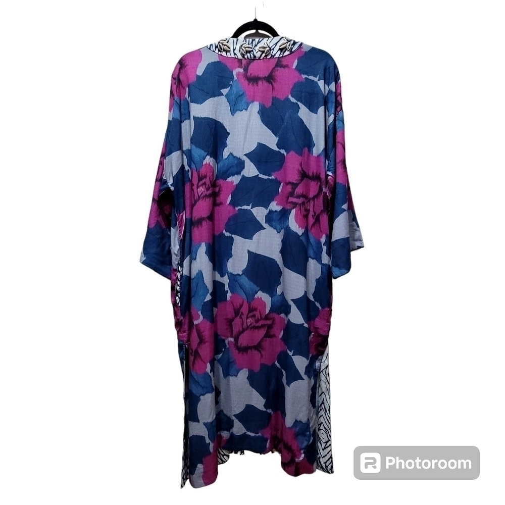 NWT Soft Surroundings Embellished Nautical Duster Coverup | OS Fits Upto 2X - Picture 5 of 15